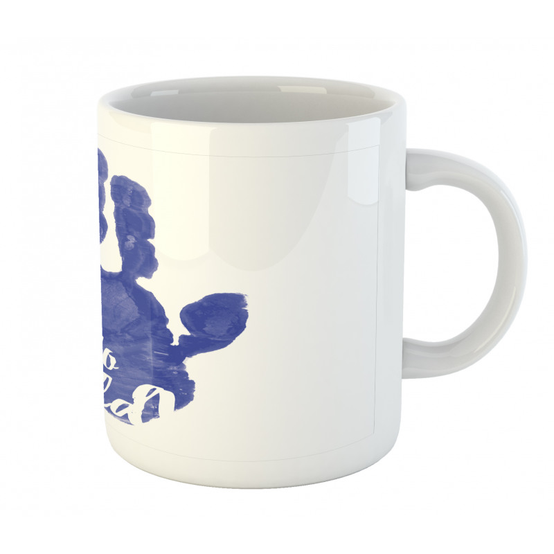 Hello World Color Hand Print Mug