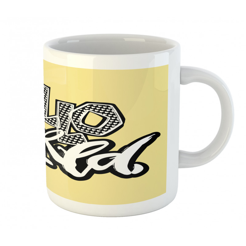 Hello World Graffiti Hearts Mug