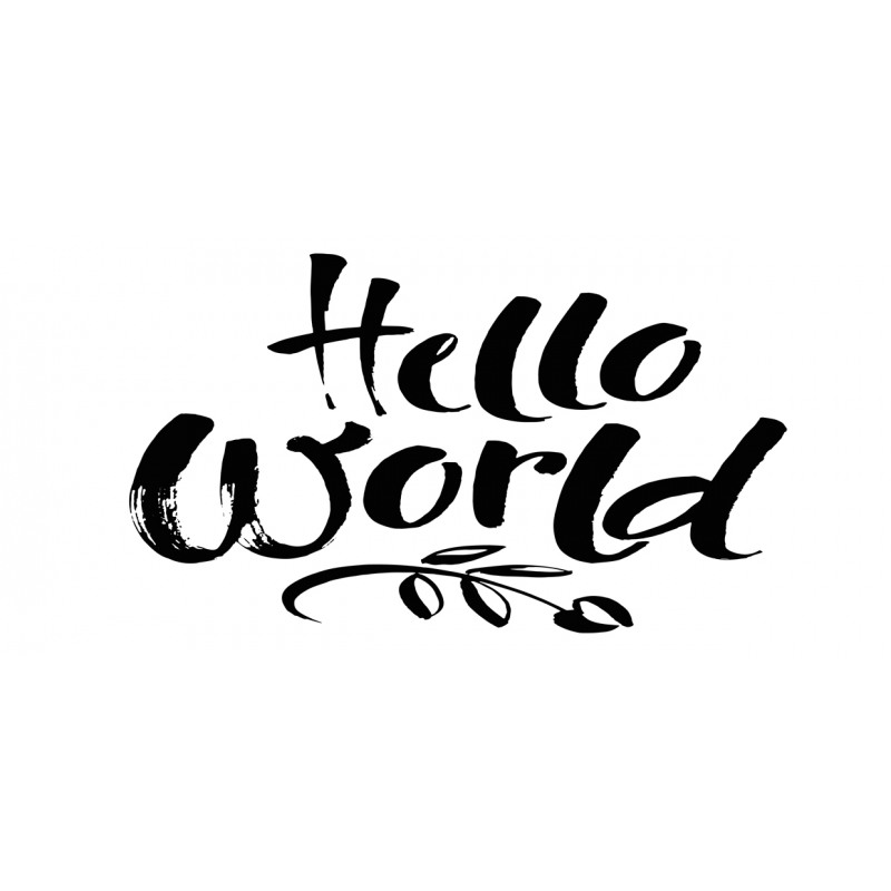 Hello World Tree and Words Mug