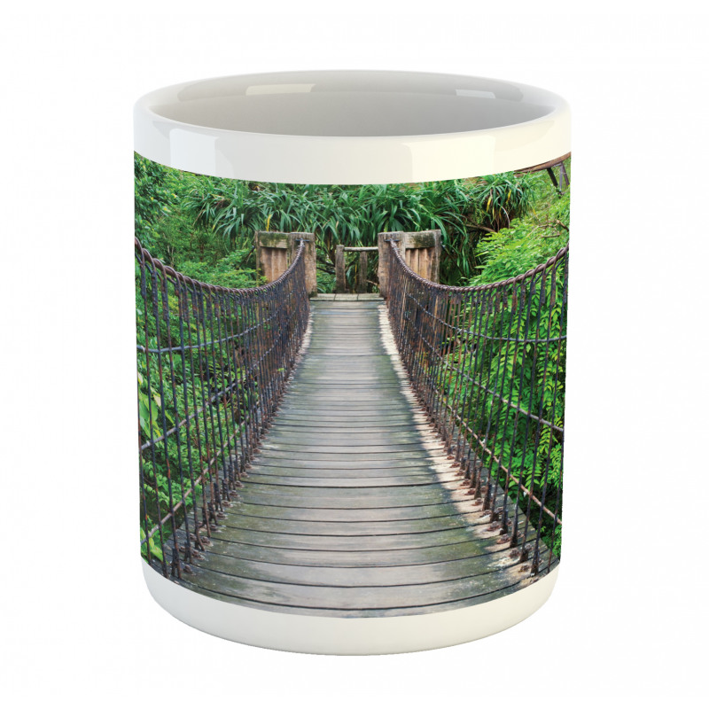 Rope Bridge in a Rainforest Mug