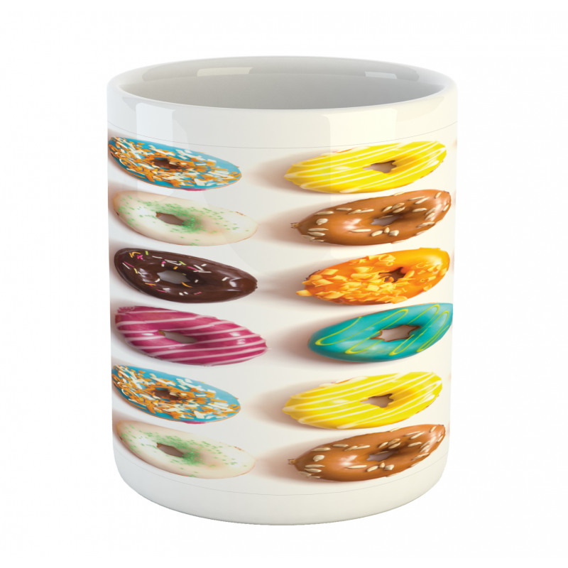 Tasty Colorful Donuts Mug