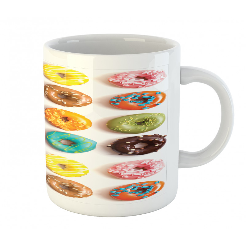 Tasty Colorful Donuts Mug