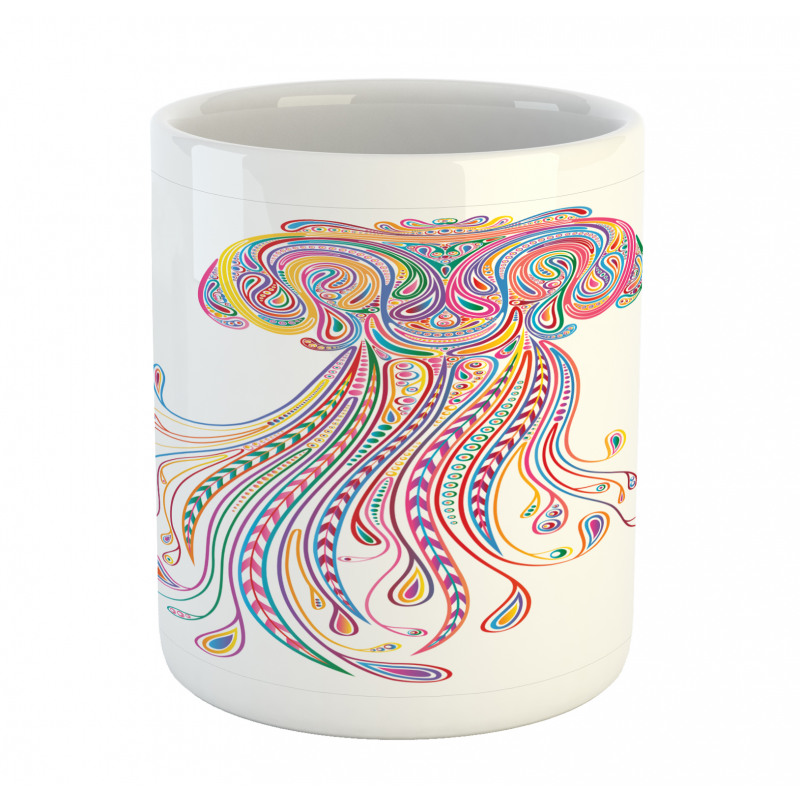 Doodle Abstract Colorful Mug