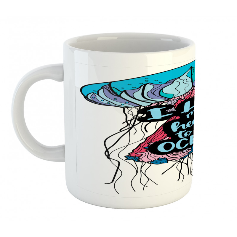 I Lost My Heart to Ocean Mug