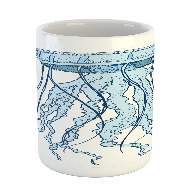 Exotic Sea Creature Retro Mug