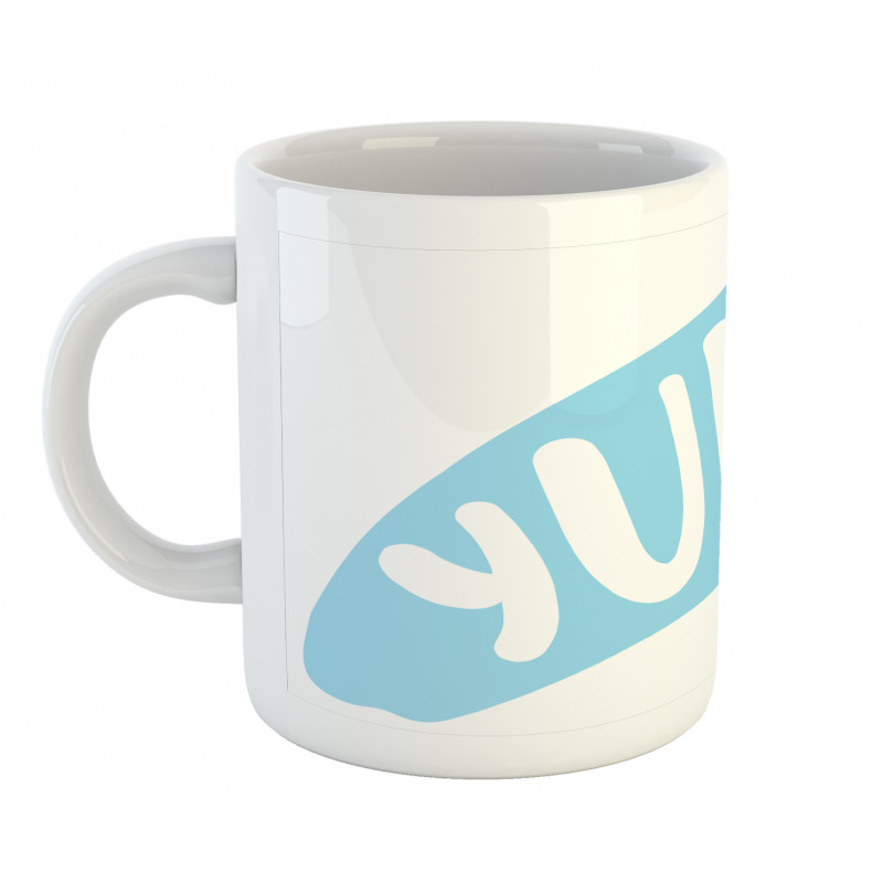 Simplistic Wording on Strokes Mug