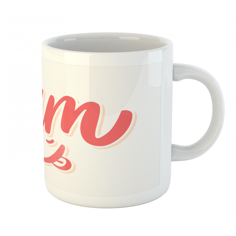 Words with Emoji Licking Face Mug