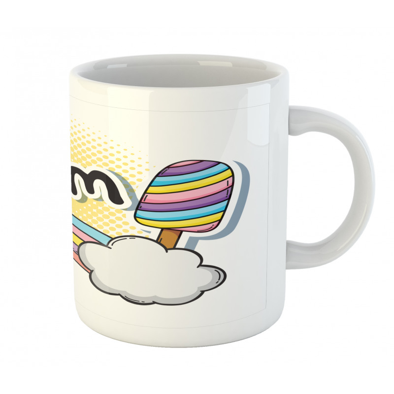 Rainbow Clouds and Popsicle Mug