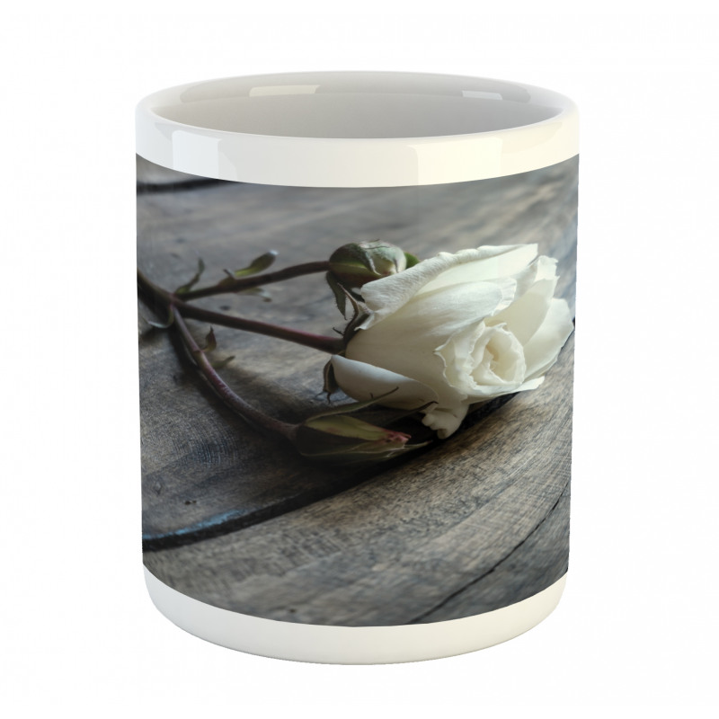 Romantic Flower Rustic Table Mug
