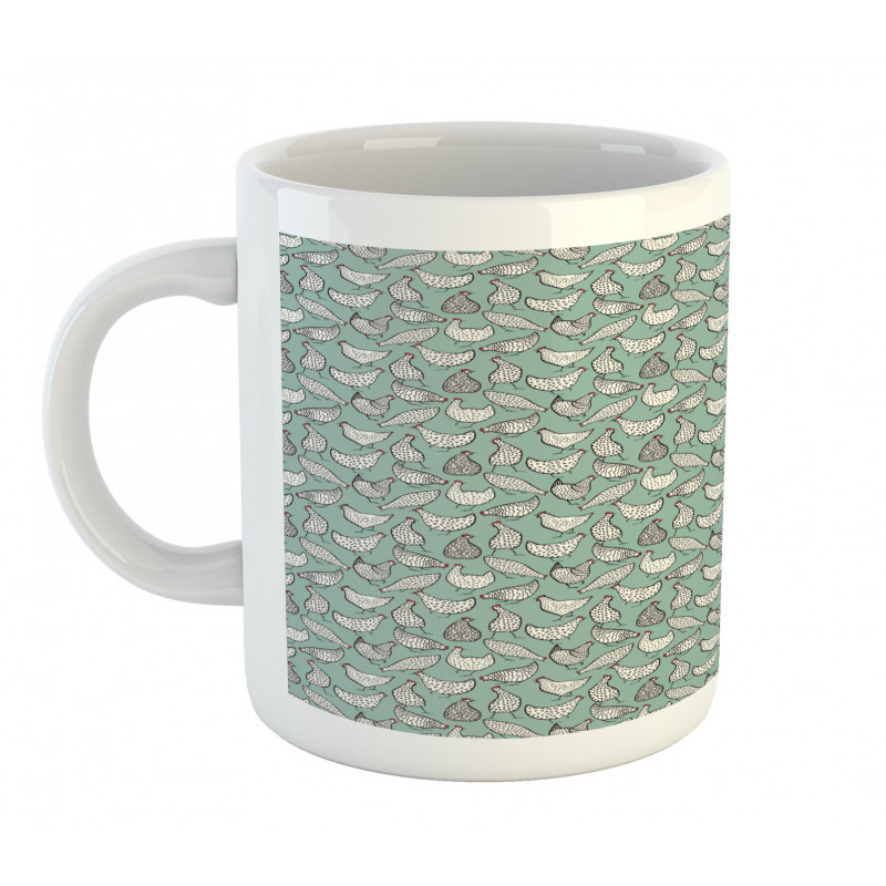 Poultry Polka Dots Animal Mug