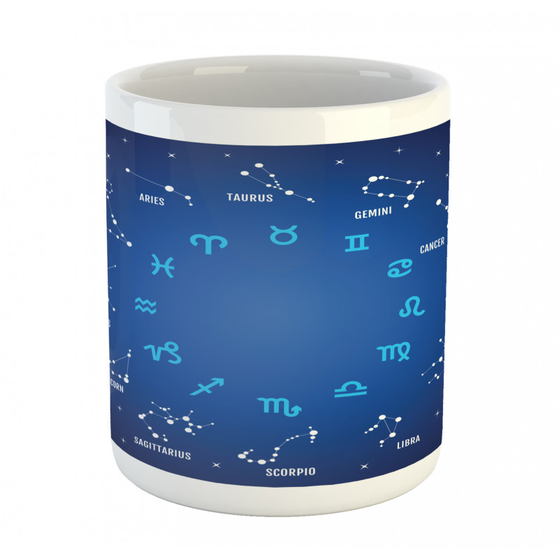 Horoscope Night Star Mug