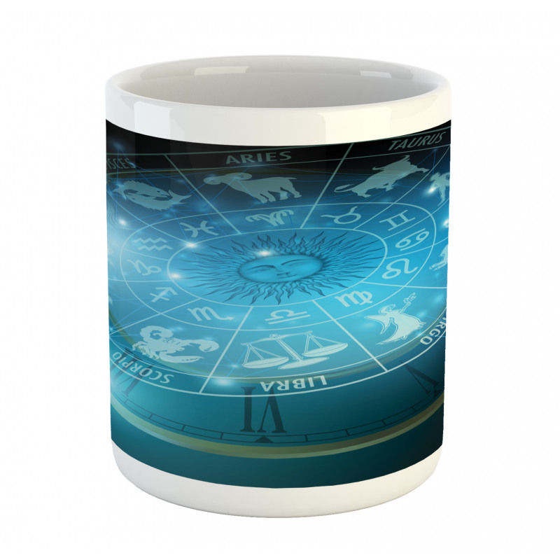 Horoscope Wheel Astrology Mug