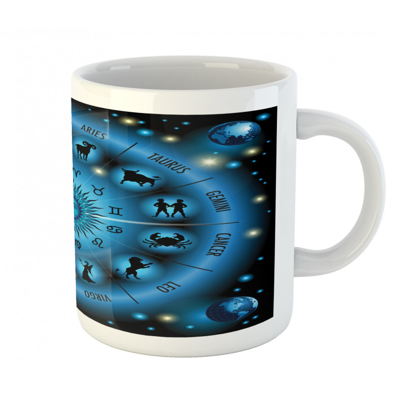 Circle of Horoscope Signs Mug