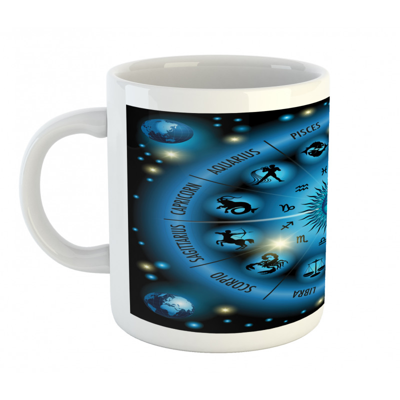 Circle of Horoscope Signs Mug