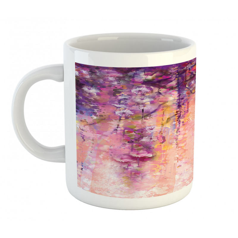 Watercolor Wisteria Blooms Mug