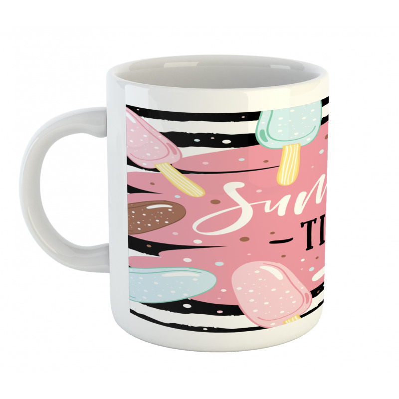 Summer Time Ice Cream Sticks Mug