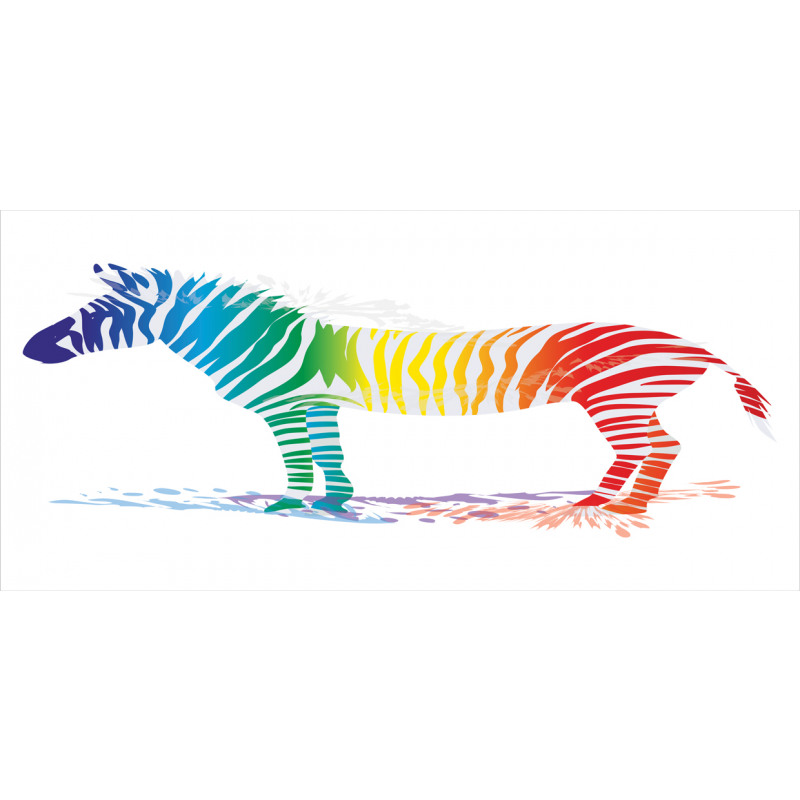 Zebra Rainbow Colors Mug