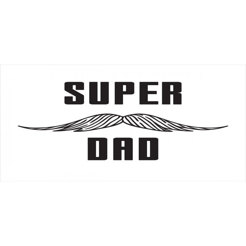 Super Dad with Mustache Mug