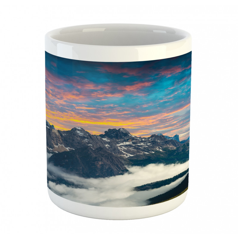 Alpine Clouds Foggy Mug