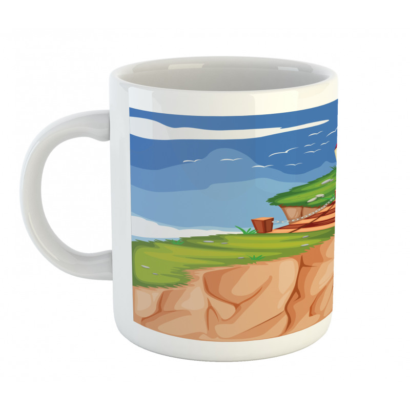 Colorful Castle Peak Edge Mug