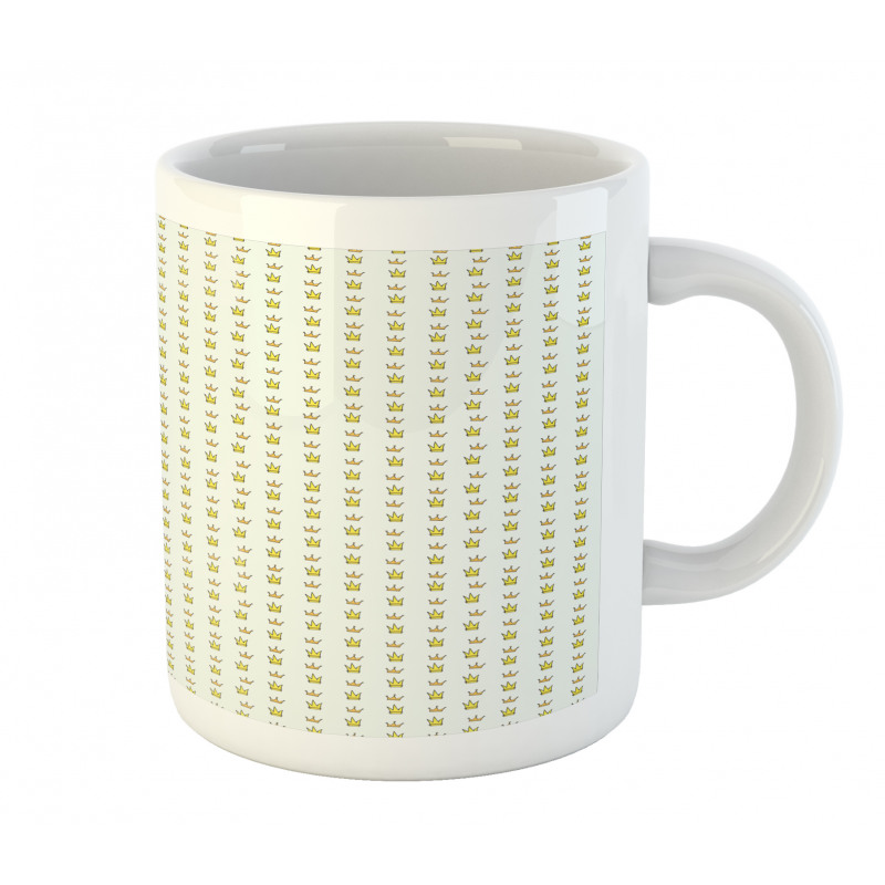 Simple Cartoon Crown Pattern Mug