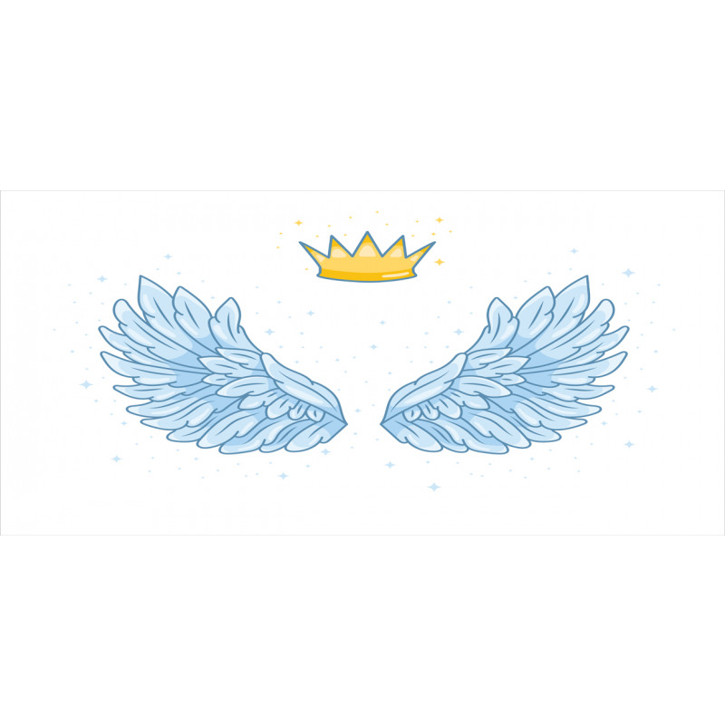 Angel Wings and Crown Above Mug