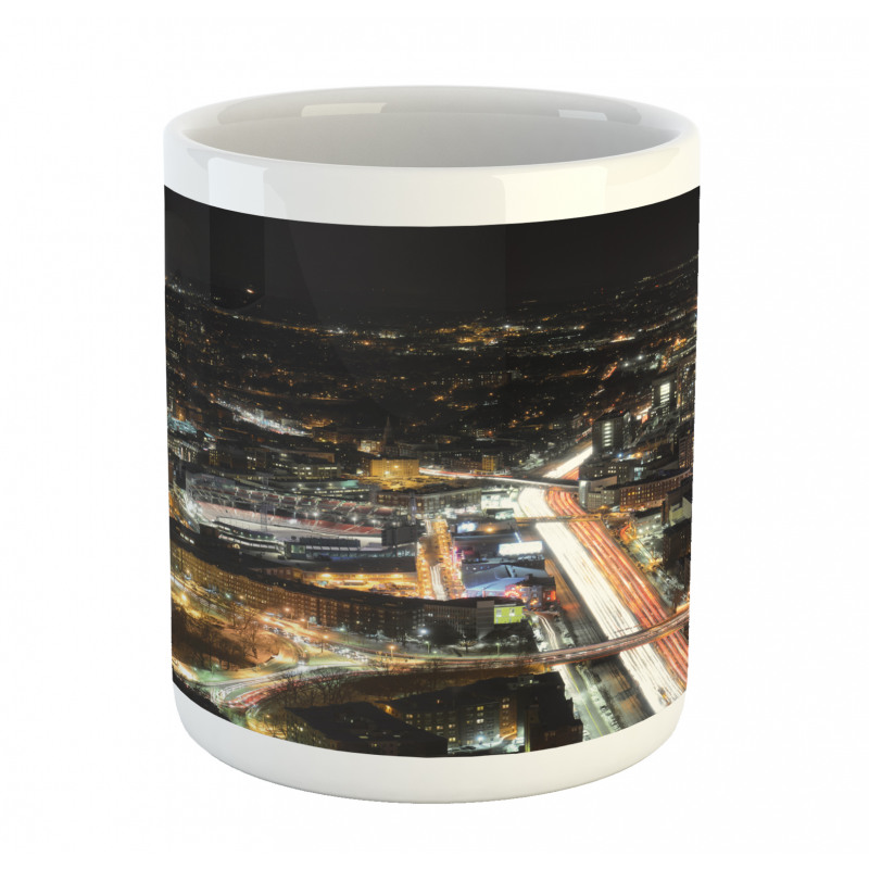 Skyline at Night City Mug