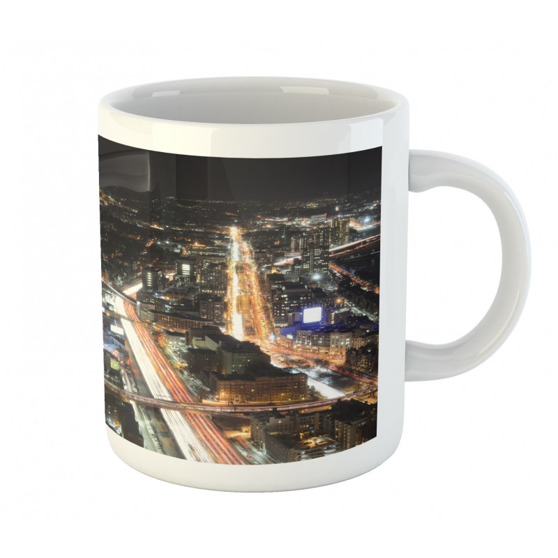 Skyline at Night City Mug