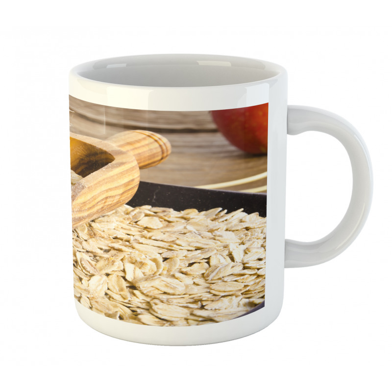 Organic Porridge Oats Bowl Mug