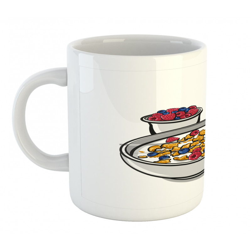 Healthy Breakfast Cartoon Mug