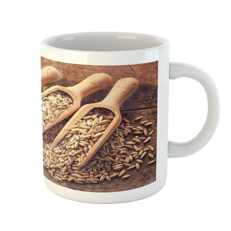 Oat Flakes Seeds and Bran Mug