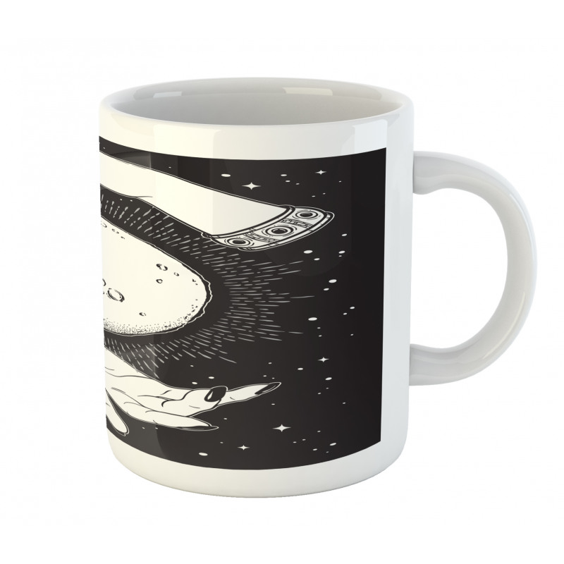 Moon in Fortune Teller Hands Mug