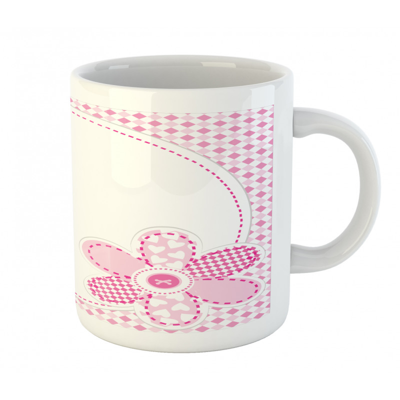 Girly with Flower Sweetheart Mug