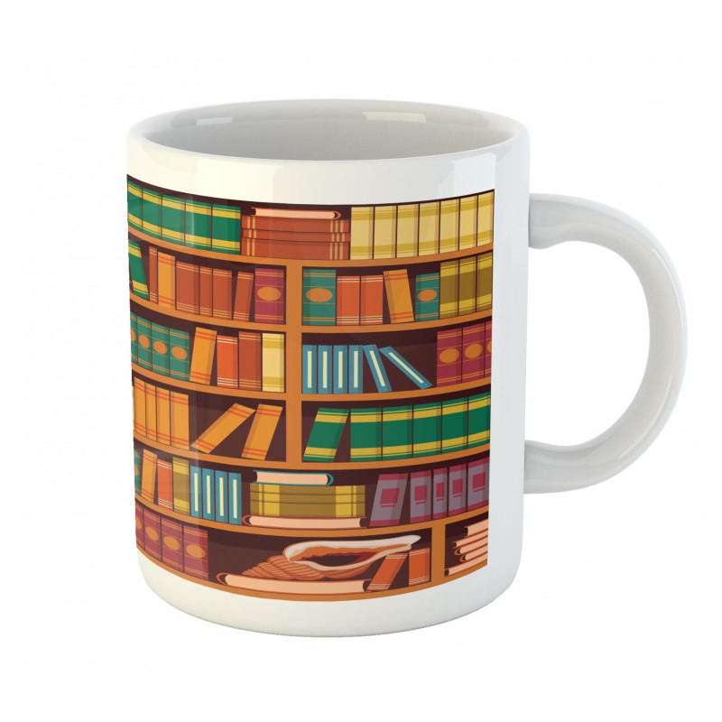 Academic Bookshelves Design Mug