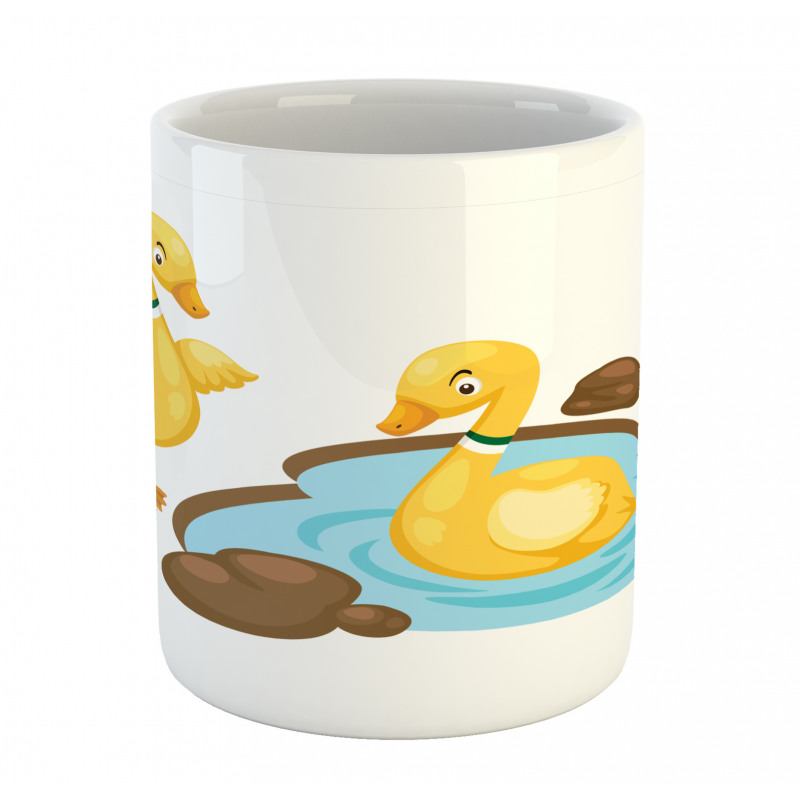 Funny Cartoon Style Animals Mug