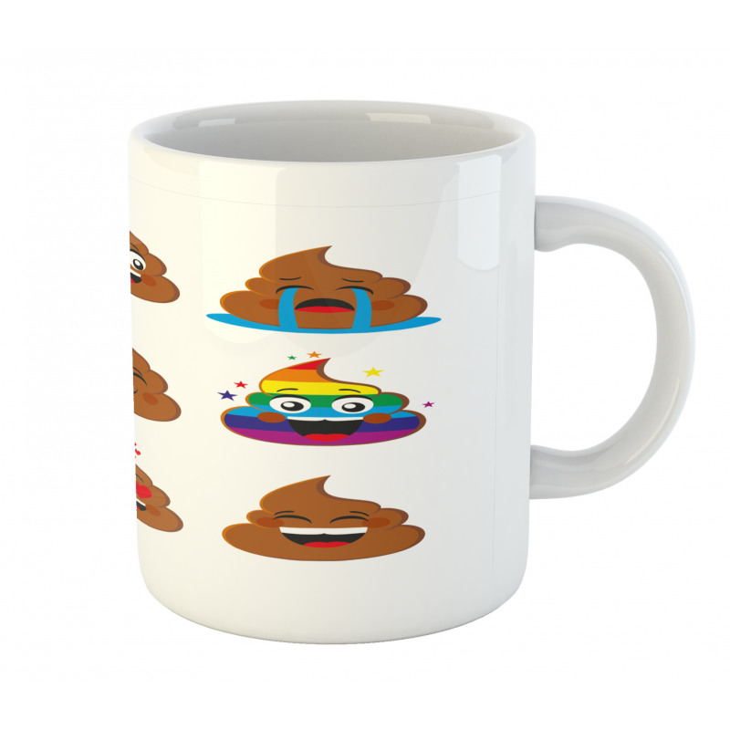 Cartoon Turd Mug