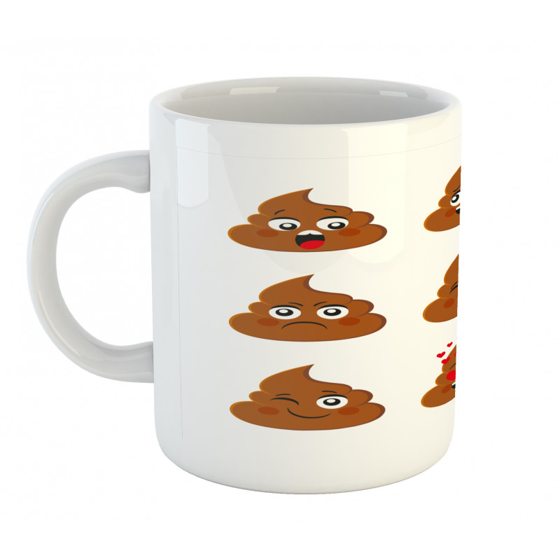 Cartoon Turd Mug