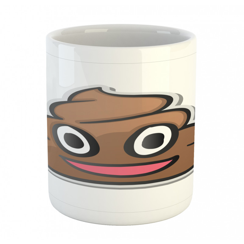 Smiling Face Turd Doodle Mug