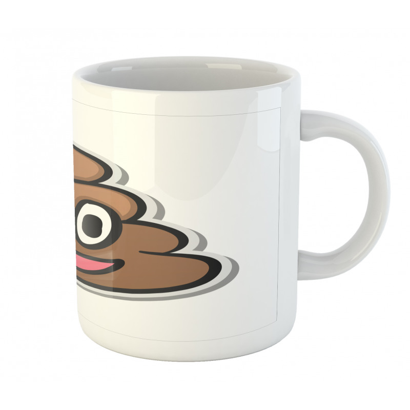 Smiling Face Turd Doodle Mug