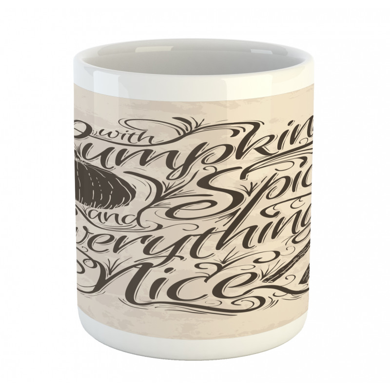 Thanksgiving Wording Mug