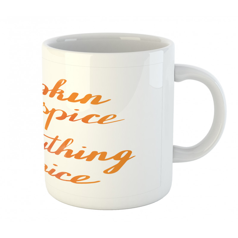 Nice Brush Writing Mug