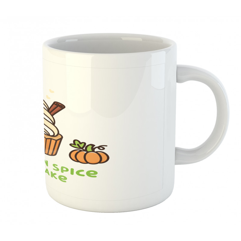 Autumn Cupcake Mug