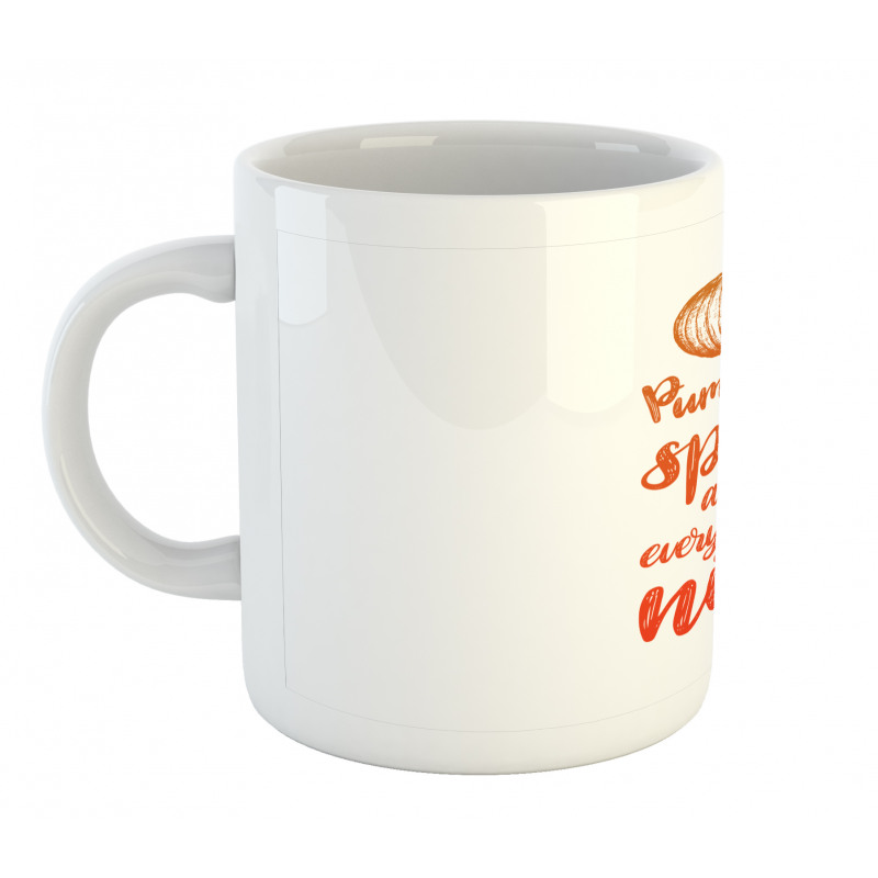 Romantic Fall Writing Mug