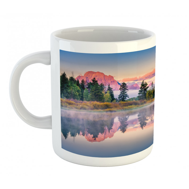 Calm Sunrise on Snake River Mug