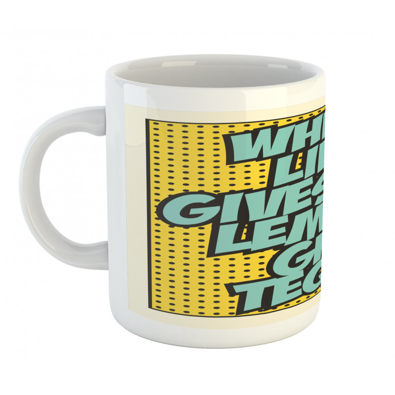 Retro Design Funny Words Mug