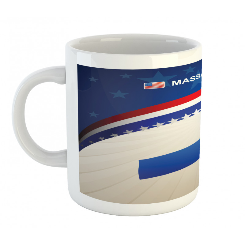 Map Silhouette Stars Mug