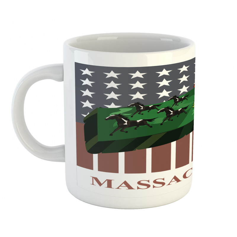 State Map Old Glory Mug