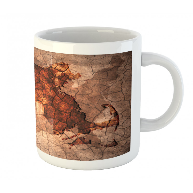 State Map USA Theme Mug