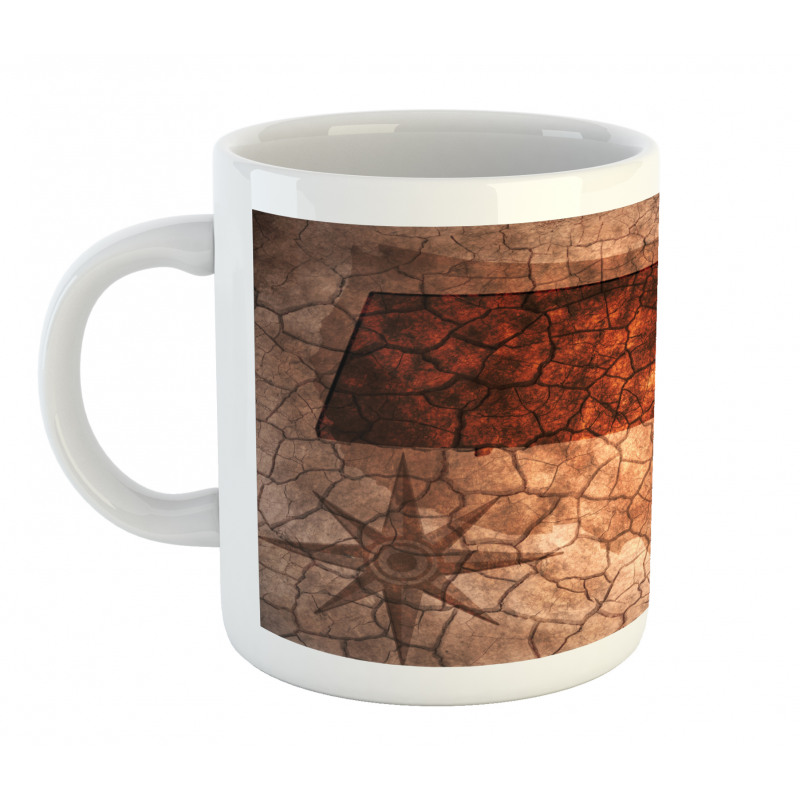 State Map USA Theme Mug