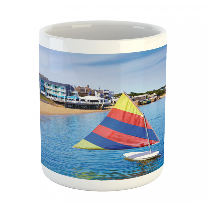 Rainbow Boat Sailing Mug